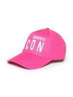 DSQUARED2 KIDS casquette à logo brodé - Rose