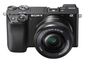 Sony α 6100 + 16-50mm SLR camerakit 24,2 MP CMOS 6000 x 40000 Pixels Zwart