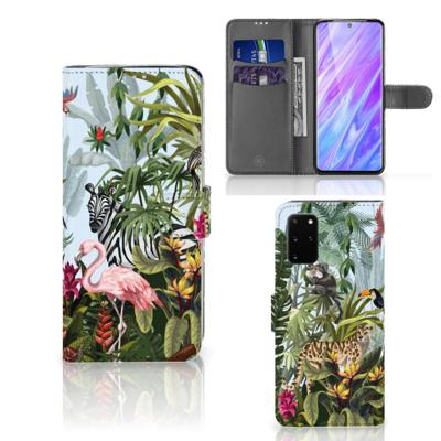 Telefoonhoesje | Met pasjeshouder | voor Samsung Galaxy S20 Plus Jungle