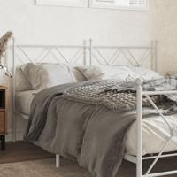 Hoofdbord 150 cm metaal wit