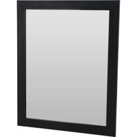 Wandspiegel Louvre - frame kleur zwart - 46 x 56 cm - met brede lijst