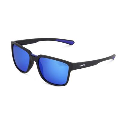 Sinnner Knoll Zonnebril Matte Black/Blue Oil One Size