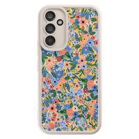 Samsung Galaxy A54 beige case - Floral garden