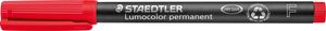 Staedtler Lumocolor 318, OHP-marker, permanent, 0,6 mm, rood