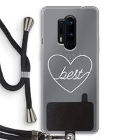 Best heart pastel: OnePlus 8 Pro Transparant Hoesje met koord