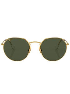 Ray-Ban lunettes de soleil à monture géométrique - Or