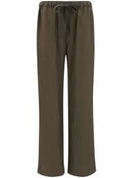 Vince mid-rise drawstring trousers - Marron - thumbnail