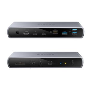 HYPER HyperDrive Thunderbolt 4 dockingstation Geschikt voor merk (dockingstation): Universeel USB-C Power Delivery, Geïntegreerde kaartlezer