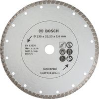 Bosch Accessoires Diamantdoorslijpschijf Turbo, 230 mm Ø - 2607019483