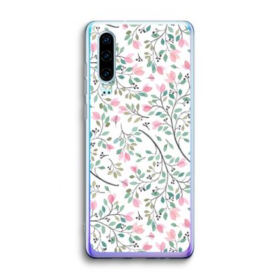 Sierlijke bloemen: Huawei P30 Transparant Hoesje