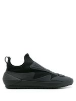 Ferragamo baskets à design à empiècements - Noir