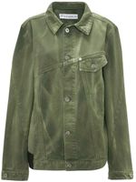 JW Anderson veste en jean à patch logo - Vert