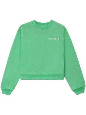 Sporty & Rich pull Kelly à logo imprimé - Vert