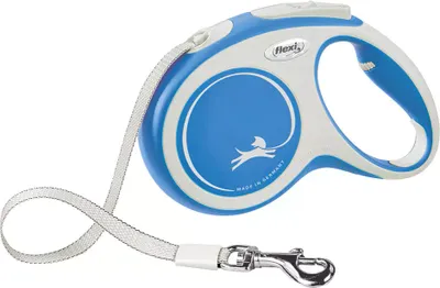 Flexi rollijn new comfort tape M blauw 5 meter