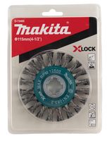 Makita Accessoires Rondborstel 115mm X-LOCK staal - D-73405 D-73405 - thumbnail