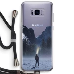 Wanderlust: Samsung Galaxy S8 Plus Transparant Hoesje met koord