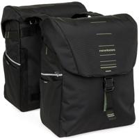 Newlooxs New looxs dubbele tas vigo 40l polyester zwart/groen