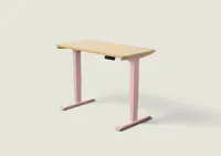 Desktronic HomePro bureau Zachtroze / Eiken / 120x60 cm