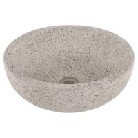 Differnz waskom terrazzo | zwart/wit | Ø 40 cm
