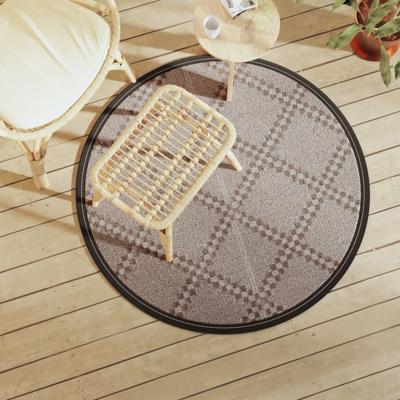 VidaXL Buitenkleed arakil ø 120 cm polypropeen bruin