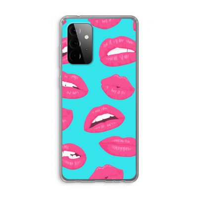 Bite my lip: Samsung Galaxy A72 Transparant Hoesje
