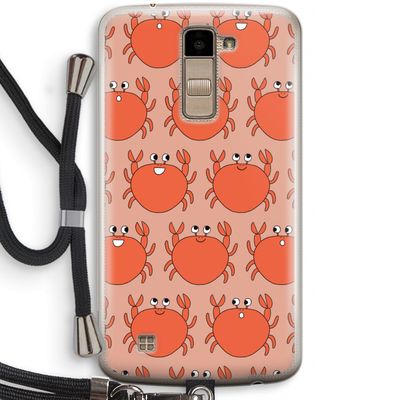 Krab: LG K10 (2016) Transparant Hoesje met koord