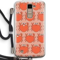 Krab: LG K10 (2016) Transparant Hoesje met koord
