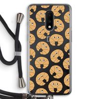 Croissant: OnePlus 7 Transparant Hoesje met koord