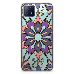 OPPO A53 5G | OPPO A73 5G TPU Case Purple Flower