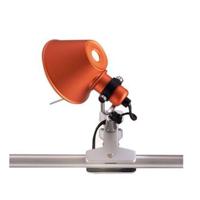 Artemide Tolomeo Micro Pinza klemlamp retrofit oranje - thumbnail