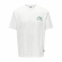 Heren-T-Shirt met Korte Mouwen Only & Sons Onskylan Rlx Icon - Maat: L