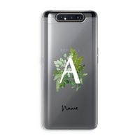 Green Brush: Samsung Galaxy A80 Transparant Hoesje