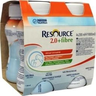 Resource 2-0 Fibre neutral 200 gr (4 st)