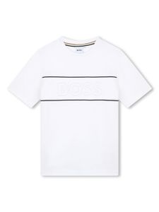 BOSS Kidswear t-shirt à logo imprimé - Blanc