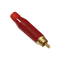 Amphenol ACPR-RED RCA Connector | Male | Rood Amphenol ACPR-RED RCA Connector | Male | Rood