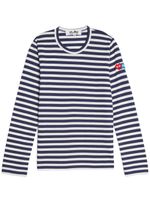 Comme Des Garçons Play x Invader t-shirt à motif - Bleu - thumbnail