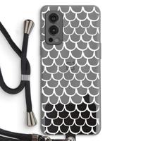 Dakpannetjes: OnePlus Nord 2 5G Transparant Hoesje met koord - thumbnail