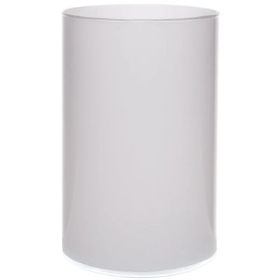 Bloemenvaas Neville - mat wit - glas - D14 x H21 cm