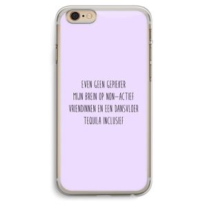 Tequila: iPhone 6 Plus / 6S Plus Transparant Hoesje
