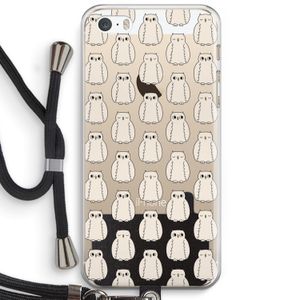 Uilen: iPhone 5 / 5S / SE Transparant Hoesje met koord
