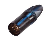 Neutrik NC5MXX-B Male XLR kabeldeel 5p zwart - thumbnail