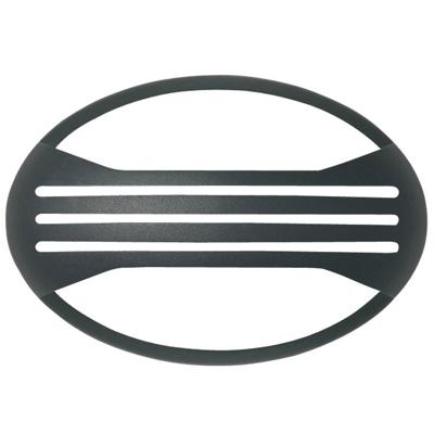 Franssen Moderne wandlampJack Oval 3-stripe zilvergrijs - 2267