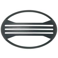 Franssen Moderne wandlampJack Oval 3-stripe zilvergrijs - 2267