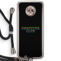 Retro: Motorola Moto G6 Transparant Hoesje met koord