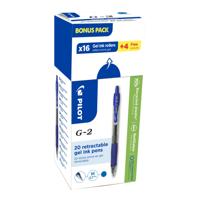 Gelschrijver PILOT BL-G2-7 medium blauw 16+4 gratis