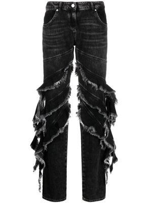 Blumarine jean à volants - Noir