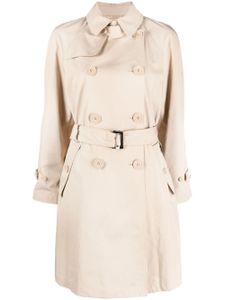 Emporio Armani trench à taille ceinturée - Tons neutres