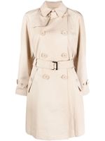 Emporio Armani trench à taille ceinturée - Tons neutres