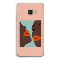 Orange lips: Samsung A3 (2017) Transparant Hoesje