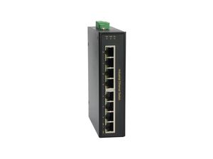 LevelOne IFP-0801 Fast Ethernet (10/100) Power over Ethernet (PoE) Zwart